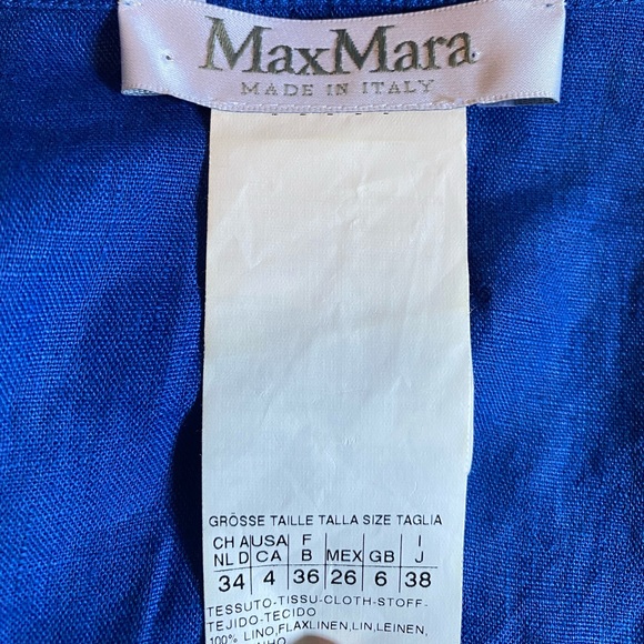 MaxMara Linen Top. - Picture 4 of 4